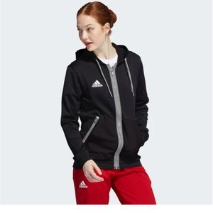 Adidas Women’s FULL-ZIP HOODIE Black. NWTs